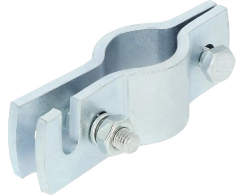 Metall-Rohrschelle mit Schrauben zur Befestigung