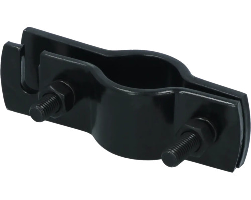 Rohrschelle aus Metall mit Schrauben zur Befestigung von Rohren