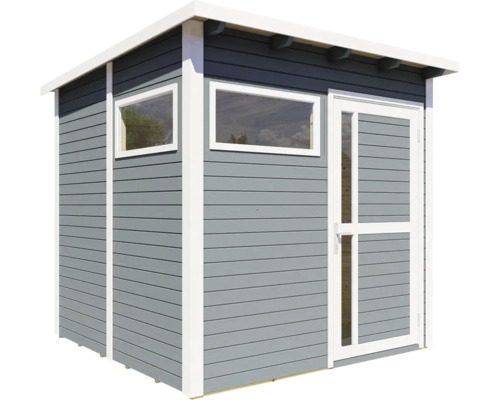 Gartenhaus mit Fenster und Tür