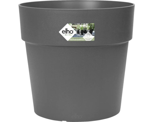 Blumentopf Elho Vibia Kunststoff Ø 39 H 36,8 cm rund schwarz