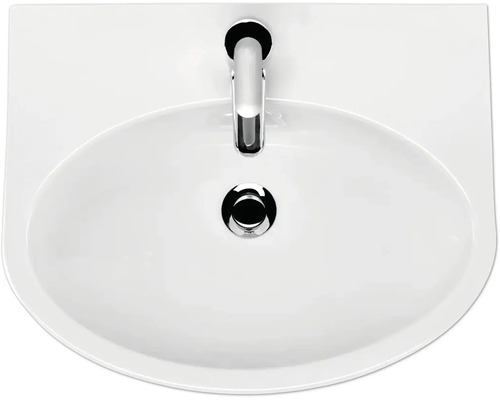 Vue de dessus d''un lavabo avec robinet