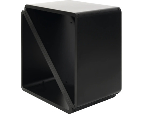 Étagère en métal noir