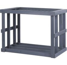 Étagère de stockage de bois en bois