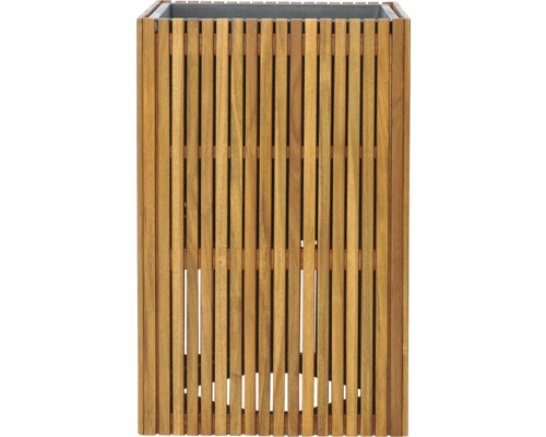 Blumenkübel aus Holzlatten