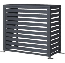 Klimaanlagenverkleidung mit horizontalen Lamellen für den Außenbereich