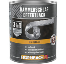 HORNBACH Hammerschlaglack Effektlack 3in1 glänzend schwarz 750 ml