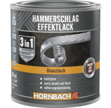 Laque à effet martelé HORNBACH 3 en 1 brillante argent 250 ml