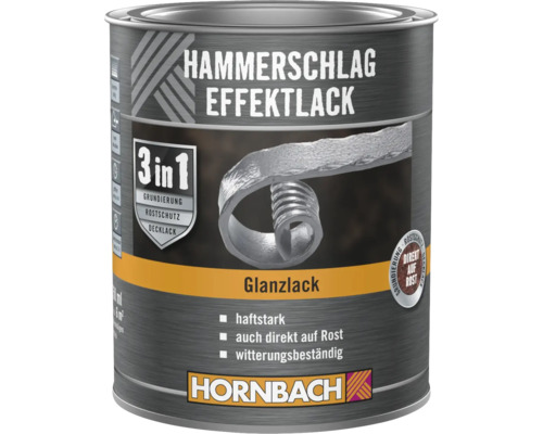 Farbe Hammerschlag Effektlack im Farbeimer