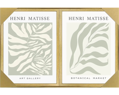 Gerahmtes Bild Matisse Botanical 30x40 cm 2er-Set