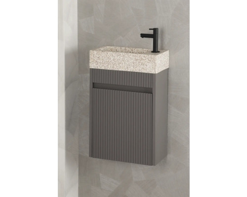 Waschtisch mit Unterschrank und Armatur