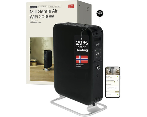 Mill Gentle Air Ölradiator WiFi 2000W mit Norwegischem Design