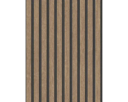 Vliestapete 39109-8 Elements II Holzpaneel braun Holzpaneele mit vertikalen Streifen für Wandgestaltung