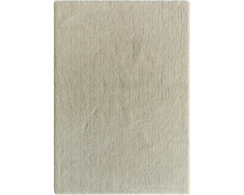 Tapis Shaggy Wellness argent 140x200 cm