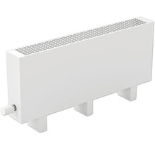 Radiateur à panneaux blanc avec thermostat et ouvertures d''aération