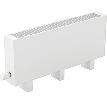 Radiateur convecteur blanc avec thermostat et fentes d''aération