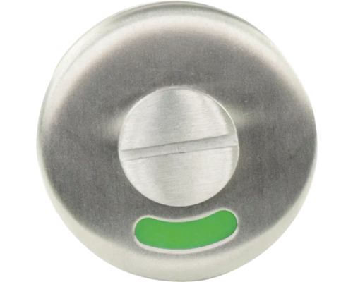 Verrou de toilette en acier inoxydable avec indicateur vert