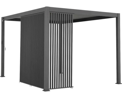 Paroi à lamelles verticale Mirador Classic, Deluxe 111 93 x 235 cm anthracite Pergola avec paroi à lamelles pour le jardin