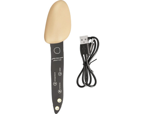 Capteur de plantes avec câble USB pour mesurer la température, l''eau et les nutriments