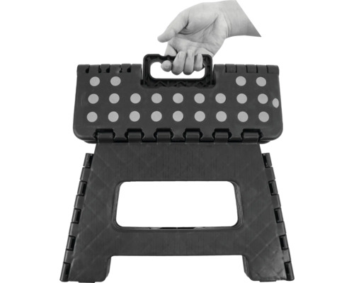 Tabouret pliant avec une main