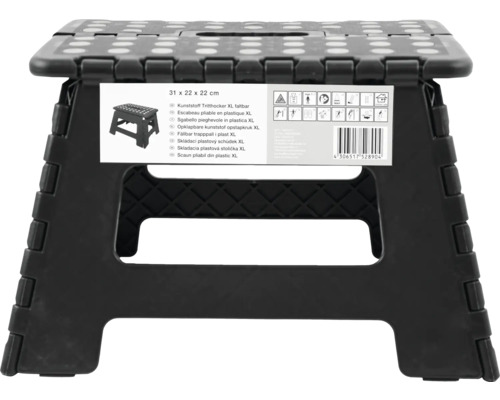 Marchepied pliant en plastique, extra large