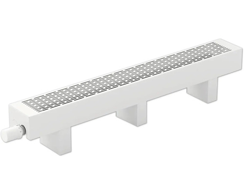 Licon Heat Standkonvektor KORALINE Basic LKB H 330 x L 3000 x T 180 mm weiß Freistehender Heizkörper mit Thermostatventil