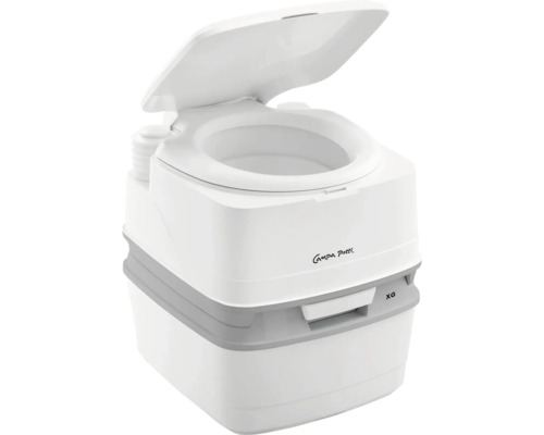 Campa Potti XG Campingtoilette mit geöffnetem Deckel