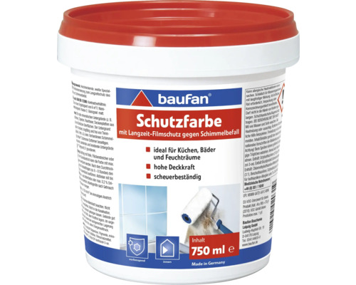 Baufan Schutzfarbe weiß 750 ml