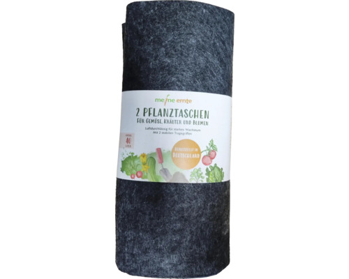 Sac de plantation meine ernte set de sacs de plantation 40 litres, 2 pièces, conditions optimales sur la terrasse et le balcon pour champignons, fines herbes, fleurs ou légumes, diamètre env. 42 cm, hauteur env. 30 cm, avec poignées de transport Sac de plantation meine ernte set de sacs de plantation 40 litres, 2 pièces, conditions optimales sur la terrasse et le balcon pour champignons, fines herbes, fleurs ou légumes, diamètre env. 42 cm, hauteur env. 30 cm, avec poignées de transport