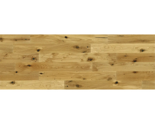 Plancher en bois de chêne avec nœuds