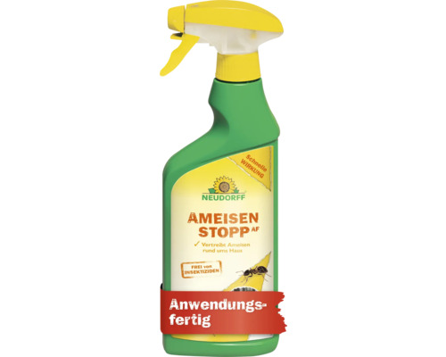 Produit anti-fourmis Neudorff Ameisen Stopp AF 500 ml, pulvérisateur prêt à l'emploi Produit anti-fourmis Neudorff Ameisen Stopp AF 500 ml, pulvérisateur prêt à l'emploi