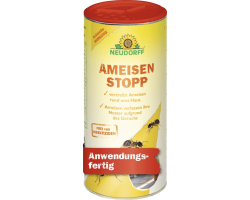 Ameisenmittel Neudorff AmeisenStopp 200 g, enthält keine Insektizide, biologischer, natürlicher Wirkstoff Geraniol