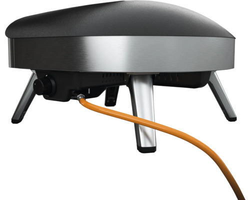 Gasbetriebener Pizzaofen mit Gasleitung