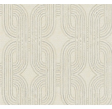 Vliestapete 39937-1 French Affair Grafik modern beige metallic