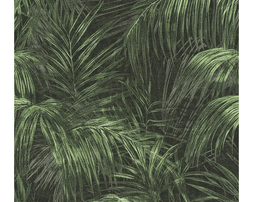 Papier peint à motif de feuille de palmier