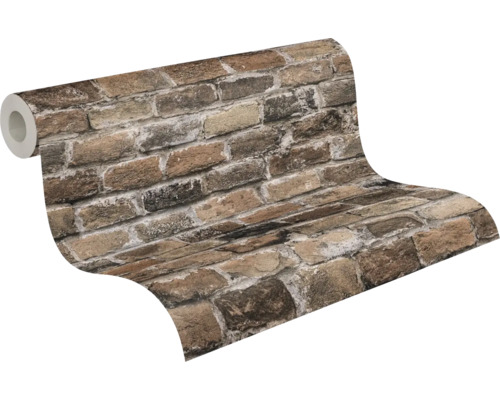 Rouleau de papier peint avec structure de maçonnerie