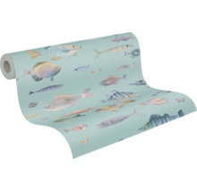 Tapetenrolle mit Fischmuster