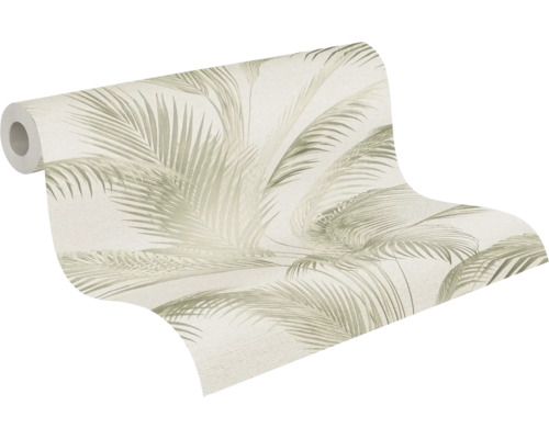 Rouleau de papier peint avec motif de feuilles de palmier