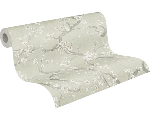 Rouleau de papier peint à motif floral
