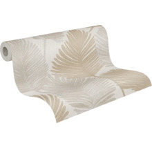 Rouleau de papier peint à motif de feuilles