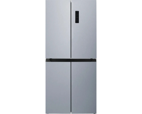 Kühlschrank mit vier Türen und digitalem Display