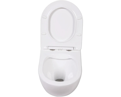 Hänge WC mit offenem Spülrand und WC Sitz