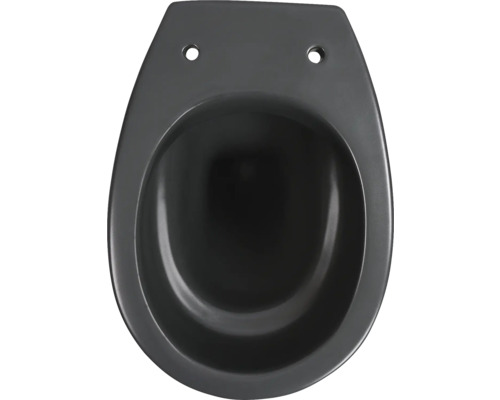 Toilette turque grise à montage mural