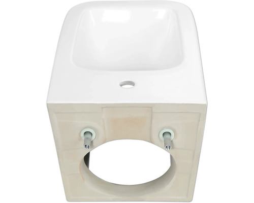 Keramikwaschtisch zur Wandmontage