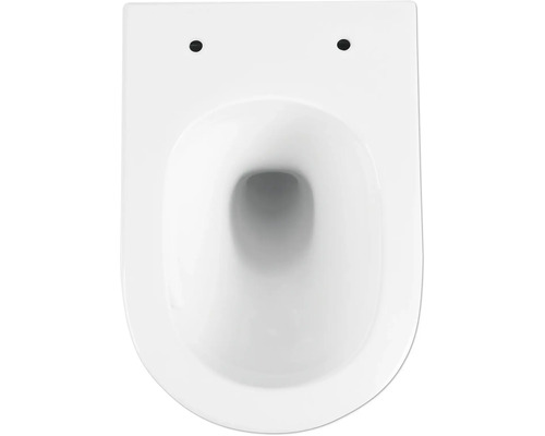 WC suspendu à fond creux en céramique