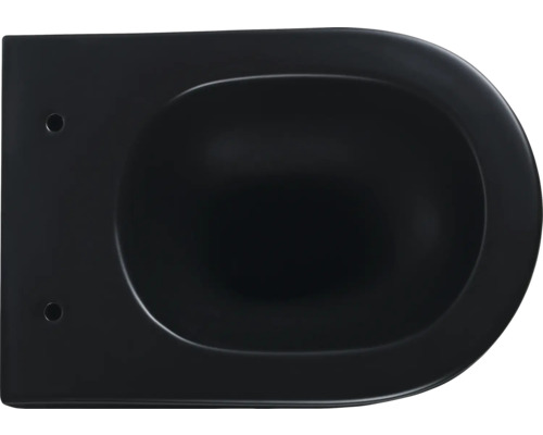 WC à fond creux mural en céramique, sans bride