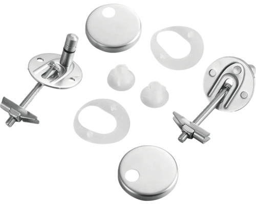 WC-Sitz Befestigungsset mit Schrauben und Abdeckungen
