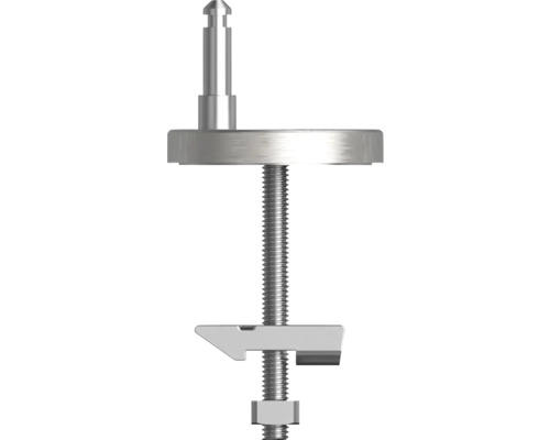 Vis métallique avec filetage et éléments de fixation