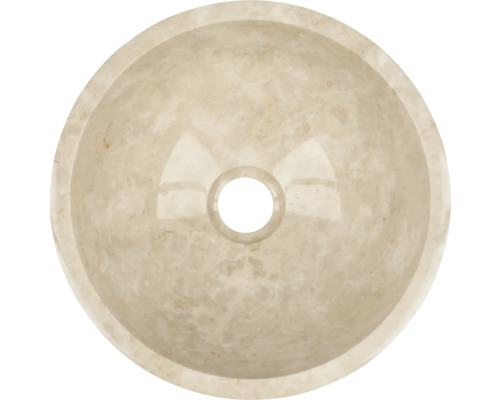 Vasque à poser en marbre, forme ronde