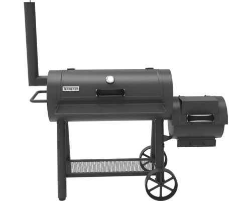 Tenneker Logo, Grillwagen mit Rädern und Ablagefläche