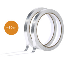 Zwei Rollen Aluminiumklebeband mit circa 10 Metern Länge